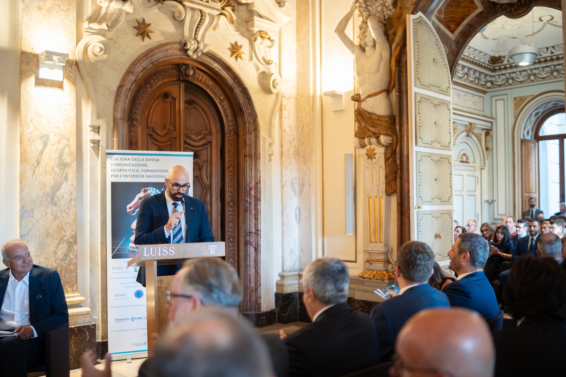 Intervento conclusivo dal podio